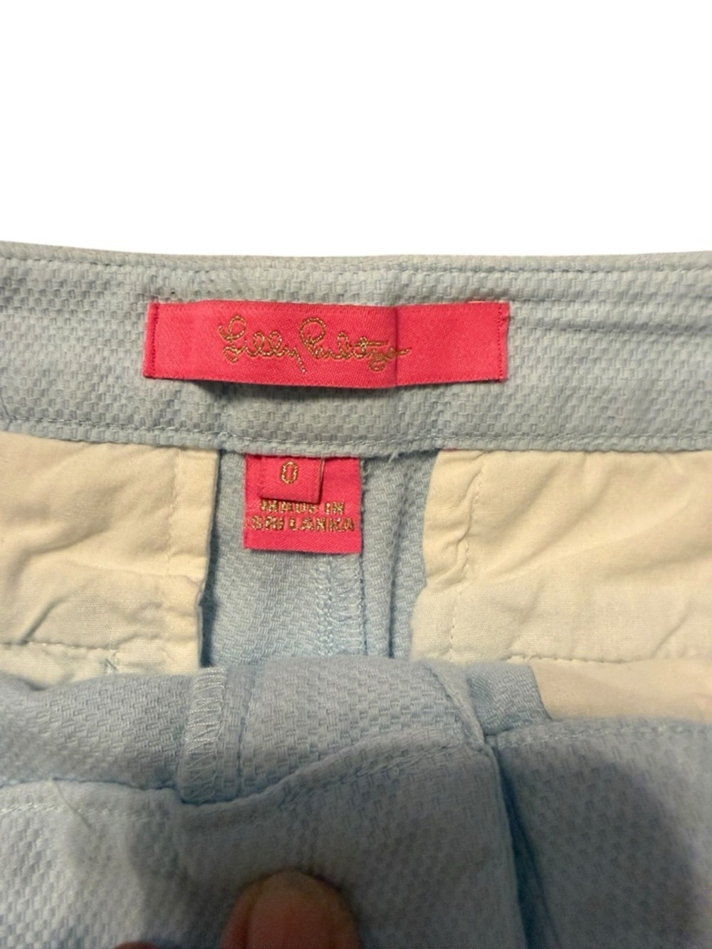 Lilly Pulitzer Light blue Women's Casual Shorts - Picture 3 of 3